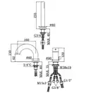 Смеситель на борт ванны Paffoni Light (цвет - хром) (LIG041LCR) фото 2 Aquada.com.ua