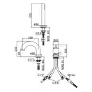 Смеситель на борт ванны Paffoni Light (цвет - хром) (LIG047CR) фото 2 Aquada.com.ua