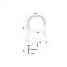 Кухонный смеситель Paffoni Stick, цвет хром (SK179CR) фото 3 Aquada.com.ua