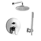 Душевая система Paffoni Shower скрытого монтажа со смесителем с верхним душем Ø300 мм (цвет - хром) (DS300HOLE3CANDY)