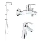 Набор смесителей Grohe Eurosmart 123389M (123389M) фото 5 Aquada.com.ua
