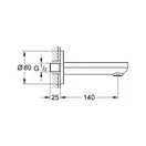 Излив Grohe BauCosmopolitan 13255000 фото 15 Aquada.com.ua