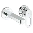 GROHE Змішувач для умивальника на 2 отвори, настінний монтаж BauLoop  (20289000) фото 5 Aquada.com.ua