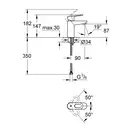 GROHE Смеситель для раковины, однорычажный BauLoop (23337000) фото 8 Aquada.com.ua