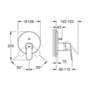 GROHE Одноважільний змішувач на 2 виходи Eurosmart Cosmopolitan  (24045000) фото 8 Aquada.com.ua