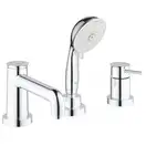 Смеситель на борт ванны Grohe Bau Classic (цвет - хром) (2511800A) фото 8 Aquada.com.ua