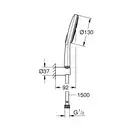 Душевой гарнитур Grohe Rainshower Smartactive 130 26581000 фото 2 Aquada.com.ua
