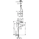 GROHE Душевая система с термостатом Hansgrohe Crometta 100 (цвет - хром) (27265400) фото 6 Aquada.com.ua