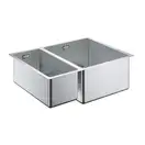 GROHE Мийка для кухні 585 x 440 мм, 1,5 чаши, матова, під стільницю, права (31576SD0) (31576SD0) фото 5 Aquada.com.ua