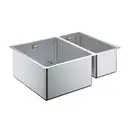 GROHE Мийка для кухні 585 x 440 мм, 1,5 чаши, матова, під стільницю, ліва (31577SD0) (31577SD0) фото 5 Aquada.com.ua