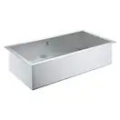 GROHE Мийка для кухні 864 x 464 мм, 1 чаша, матова, в рівень зі стільницею (31580SD0) (31580SD0) фото 5 Aquada.com.ua