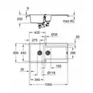 GROHE Мойка кварцевая Sink K500 (31646AP0) (31646AP0) фото 12 Aquada.com.ua