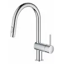 Смеситель для кухни с выдвижным изливом Grohe Minta (цвет - хром) (32321002) фото 13 Aquada.com.ua