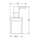 GROHE Дозатор рідкого мила Essentials  (40394001) фото 9 Aquada.com.ua