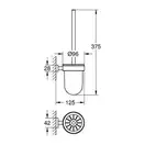 GROHE Туалетний йоршик Essentials Cube в комплекті, хром (40513001) фото 6 Aquada.com.ua