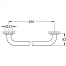 GROHE Поручень для ванны Essentials (40793001) фото 6 Aquada.com.ua