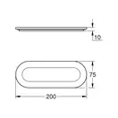 Мыльница без держателя Grohe Selection, стекло матовое (41036000) фото 6 Aquada.com.ua