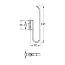 Держатель для запасной туалетной бумаги Grohe Selection 41067000 фото 6 Aquada.com.ua
