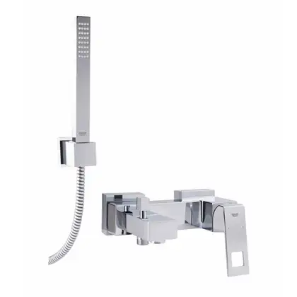 Смеситель для ванны Grohe Eurocube (цвет - хром), с душевым гарнитуром (23141000) фото 14 Aquada.com.ua