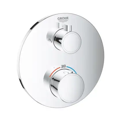 Grohe Grohtherm Термостат для душа с переключателем на 2 положения верхний/ручной душ (24076000) фото 8 Aquada.com.ua