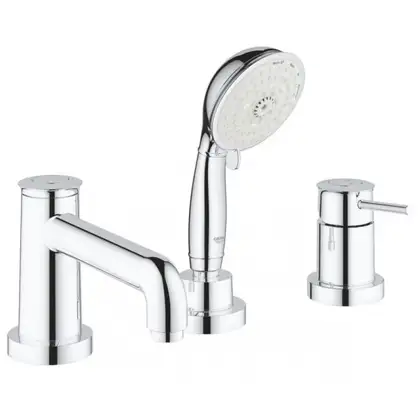 Смеситель на борт ванны Grohe Bau Classic (цвет - хром) (2511800A) фото 8 Aquada.com.ua Смеситель на борт ванны Grohe Bau Classic (цвет - хром) (2511800A) фото 8 Aquada.com.ua