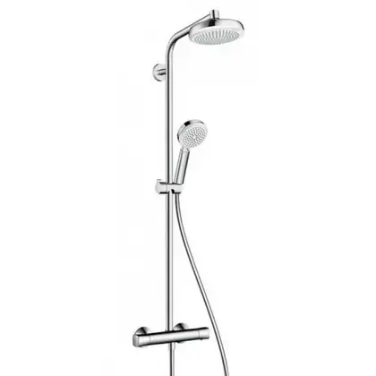 GROHE Душевая система с термостатом Hansgrohe Crometta 100 (цвет - хром) (27265400) фото 5 Aquada.com.ua
