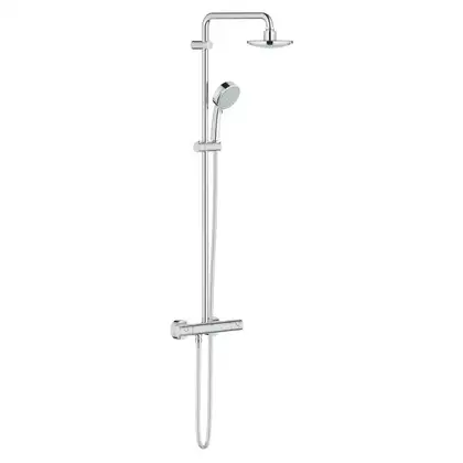 GROHE  Душова система з термостатом для настінного монтажу New Tempesta Cosmopolitan 160 (27922000) фото 10 Aquada.com.ua