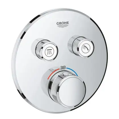 Термостат для ванны/душа на 2 выхода Grohe Grohtherm SmartControl (цвет - хром) (29119000) фото 16 Aquada.com.ua
