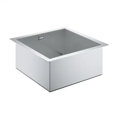 GROHE Мийка для кухні 464 x 464 мм, 1 чаша, матова, в рівень зі стільницею (31578SD0) (31578SD0) фото 5 Aquada.com.ua