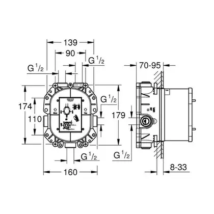 Встроенный универсальный термостат Grohe Rapido T 35500000 фото 14 Aquada.com.ua Встроенный универсальный термостат Grohe Rapido T 35500000 фото 14 Aquada.com.ua