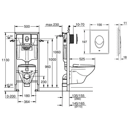 GROHE Смеситель для ванны с изливом Axor Citterio (39400000) фото 6 Aquada.com.ua