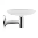 Мыльница подвесная Duravit Starck T, хром/матовое стекло (0099331000) фото 1 Aquada.com.ua