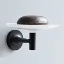 Мыльница подвесная Duravit Starck T, чёрный матовый/матовое стекло (0099334600) фото 2 Aquada.com.ua