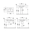 Раковина для мебели Duravit 2nd floor 60x43 см (0491600060) фото 2 Aquada.com.ua
