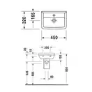 Раковина Duravit Starck 3 45х32 см (0750450000) фото 4 Aquada.com.ua