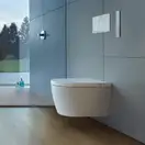Унитаз-биде Rimless (безободковый) Duravit Me by Starck с сиденьем SensoWash® Starck Plus (2510092000+612000012000320) фото 5 Aquada.com.ua