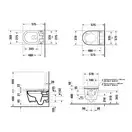 Унитаз-биде Rimless (безободковый) Duravit Me by Starck с сиденьем SensoWash® Starck Plus (2510092000+612000012000320) фото 9 Aquada.com.ua