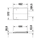 Унитаз подвесной Duravit Viu Rimless (безободковый), с сиденьем Soft Close (2511090000+0021190000) фото 6 Aquada.com.ua
