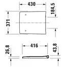 Унитаз подвесной компакт Duravit Viu Rimless (безободковый), с сиденьем Soft Close (2573090000+0021290000) фото 5 Aquada.com.ua