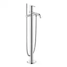 Смеситель для ванны напольный Duravit C.1 (цвет - хром), с душевым гарнитуром (C15250000010) фото 1 Aquada.com.ua
