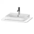 Консоль с 1 одним вырезом Duravit Happy D.2 Plus 65 х 48 см, белый глянец (HP031B02222) фото 1 Aquada.com.ua