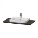 Консоль с 1 одним вырезом Duravit Happy D.2 Plus 100 х 55 см, орех брашированный (HP031E06969) фото 1 Aquada.com.ua