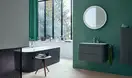 Зеркало с LED подсветкой версия «icon» Duravit Happy D.2 Plus Ø 70 см (HP7485G0000) фото 3 Aquada.com.ua