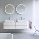 Зеркало с LED подсветкой версия «icon» Duravit Happy D.2 Plus Ø 70 см (HP7485G0000) фото 4 Aquada.com.ua
