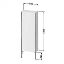 Шкафчик напольный Duravit XViu 50 x 24 х h157 см, белый глянцевый (XV1316LB122) фото 4 Aquada.com.ua