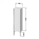 Шкафчик напольный Duravit XViu 40 x 36 х h157 см, сосна коричневая (XV1325LB151) фото 2 Aquada.com.ua