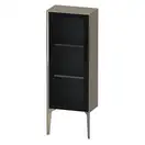 Шкафчик напольный со стеклянными дверцами Duravit XViu 40 x 24 х h113 см, дуб кашемировый (XV1360LB111) фото 1 Aquada.com.ua