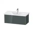 Тумба подвесная под раковину Duravit XViu 101 x 46,9 см, доломитово-серый глянцевый лак (XV40170B138) фото 1 Aquada.com.ua