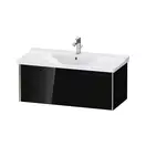 Тумба подвесная под раковину Duravit XViu 101 x 46,9 см, чёрный глянцевый (XV40170B140) фото 1 Aquada.com.ua