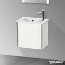 Тумба подвесная под раковину Duravit XViu 41 x 29 см, белый матовый (XV4024LB118) фото 2 Aquada.com.ua